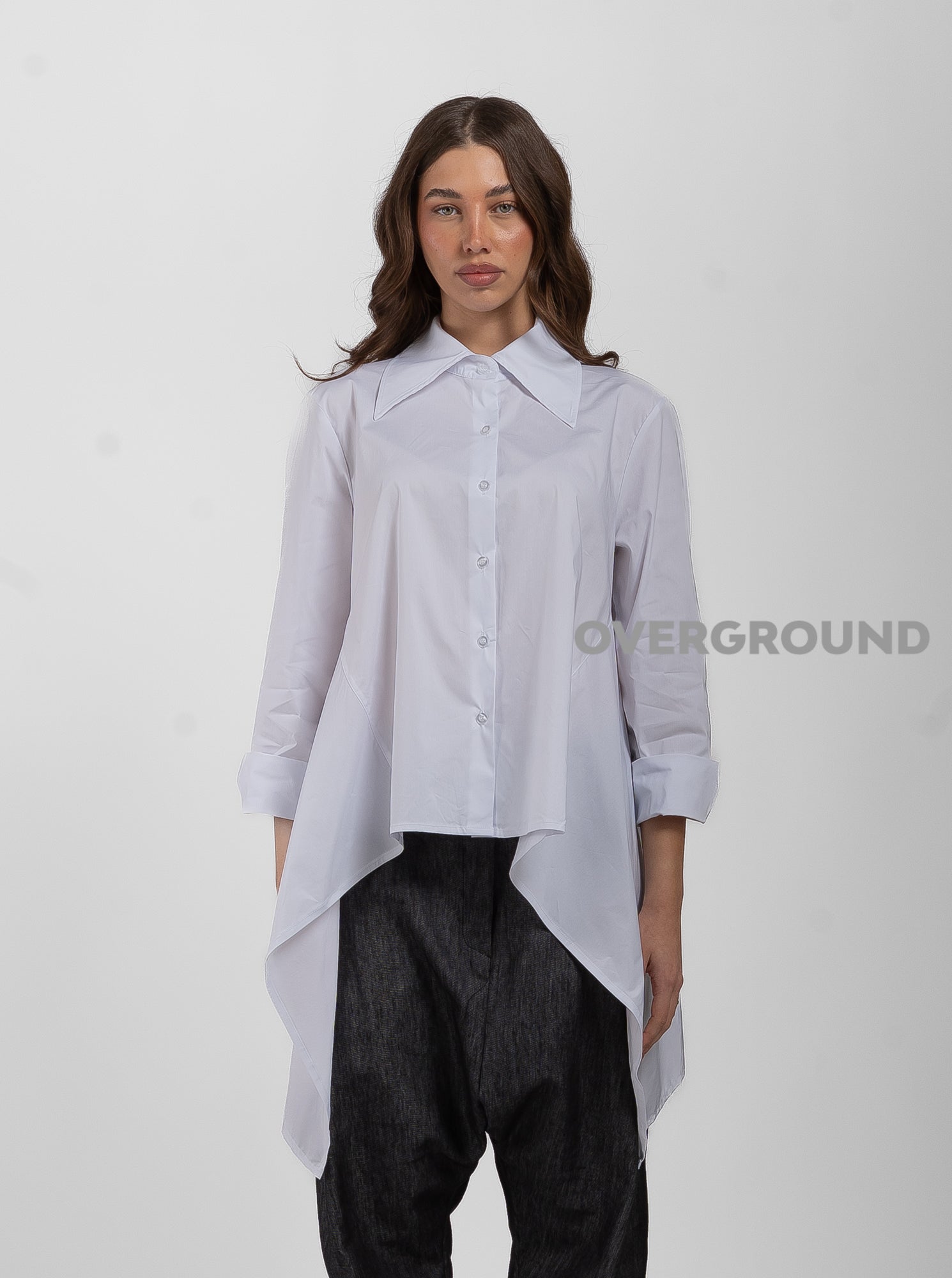CAMICIA OVER CON PUNTE LATERALI - OVERGROUND STORE 