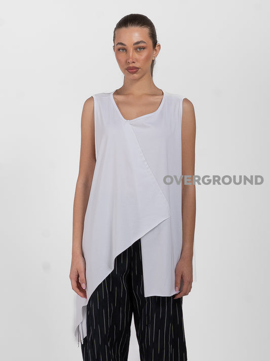 MAGLIA OVER SMANICATA CON CUCITURE E SPACCO DAVANTI - OVERGROUND STORE 
