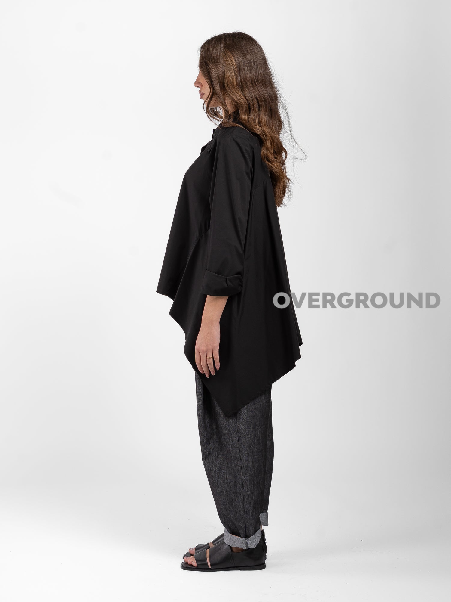 CAMICIA OVER CON PUNTE LATERALI - OVERGROUND STORE 