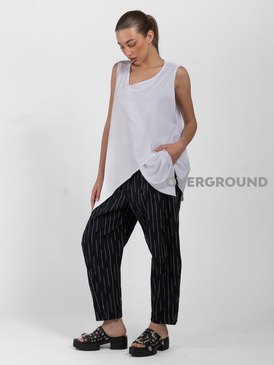 MAGLIA OVER SMANICATA CON CUCITURE E SPACCO DAVANTI - OVERGROUND STORE 