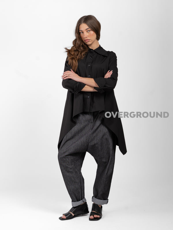 CAMICIA OVER CON PUNTE LATERALI - OVERGROUND STORE 