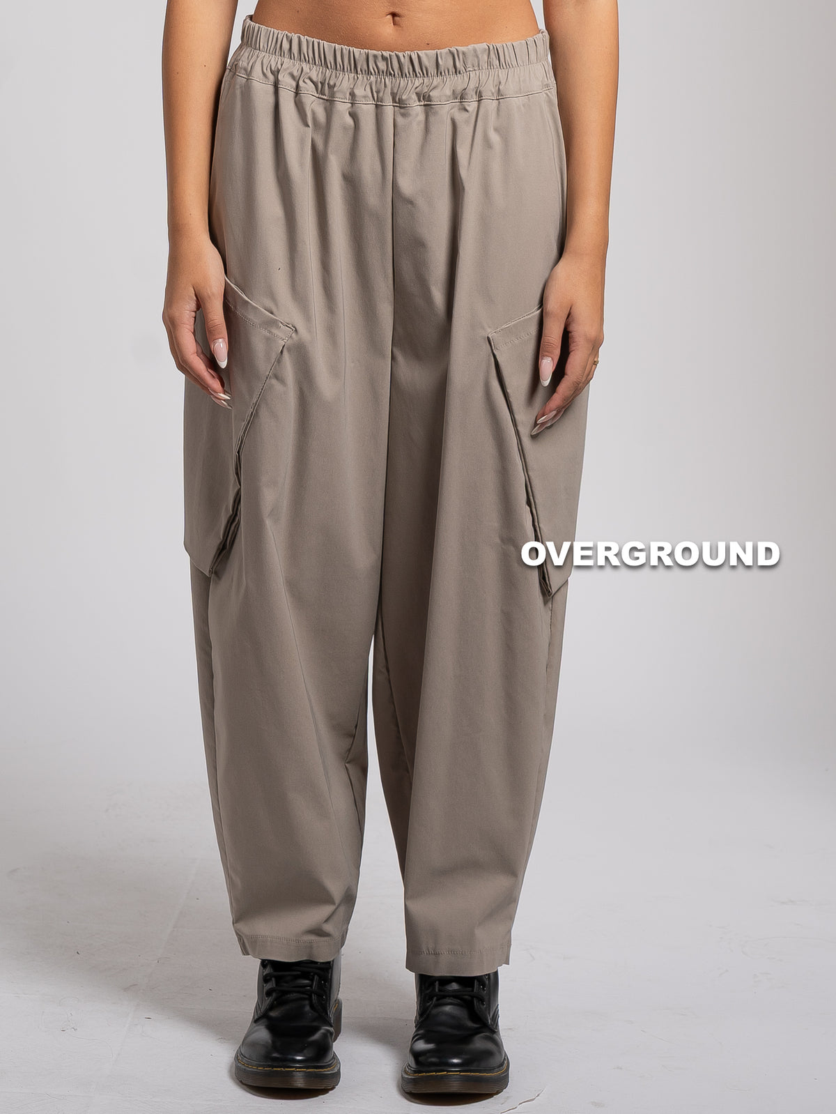 PANTALONE OVER CON TASCONI OBLIQUI