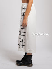 PANTALONE OVER CON DETTAGLI A QUADRI