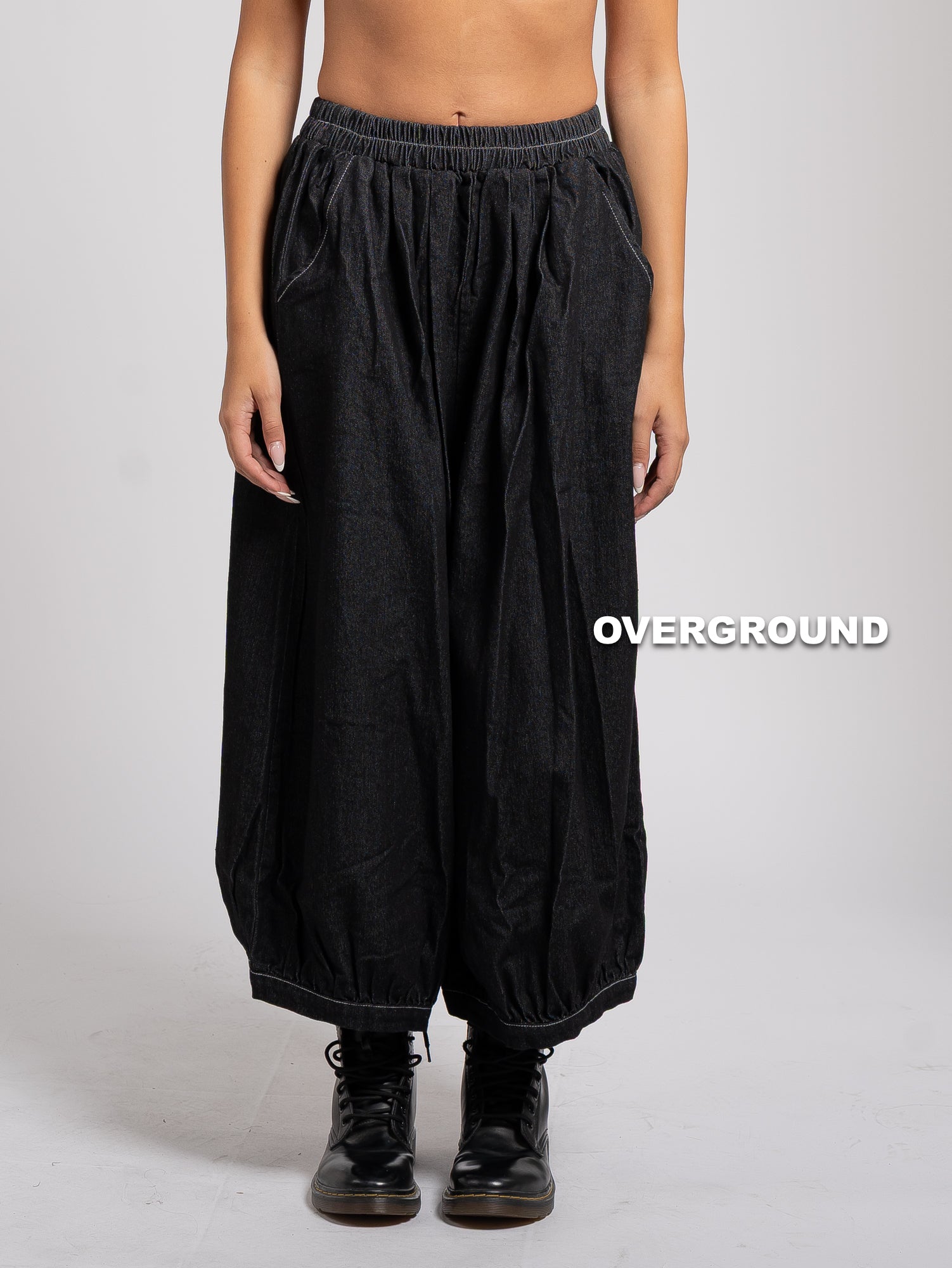 PANTALONE OVER JEANS GAMBULE LARGO