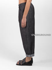 PANTALONE OVER JEANS CON TASCHE DIETRO - OVERGROUND STORE 