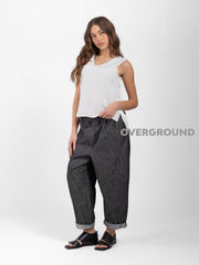 PANTALONE OVER JEANS CON TASCHE DIETRO - OVERGROUND STORE 