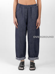 PANTALONE OVER JEANS CON TASCHE DIETRO - OVERGROUND STORE 
