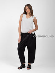 PANTALONE CAVALLO BASSO CON BOTTONI DAVANTI - OVERGROUND STORE 