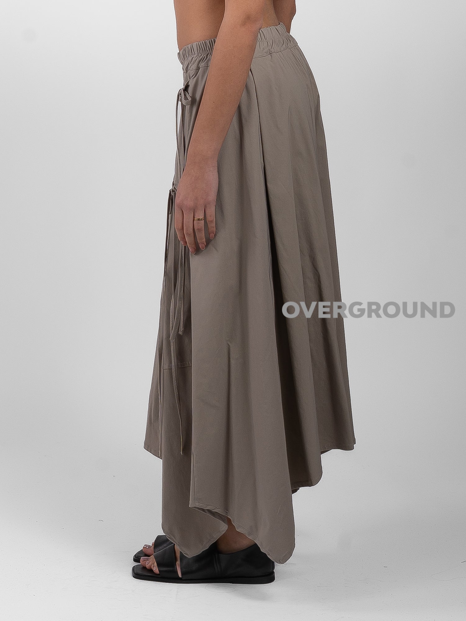 GONNA LUNGA ASIMMETRICA CON DOPPIO FIOCCO DAVANTI - OVERGROUND STORE 