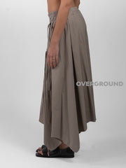 GONNA LUNGA ASIMMETRICA CON DOPPIO FIOCCO DAVANTI - OVERGROUND STORE 