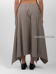 GONNA LUNGA ASIMMETRICA CON DOPPIO FIOCCO DAVANTI - OVERGROUND STORE 