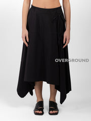 GONNA LUNGA ASIMMETRICA CON DOPPIO FIOCCO DAVANTI - OVERGROUND STORE 