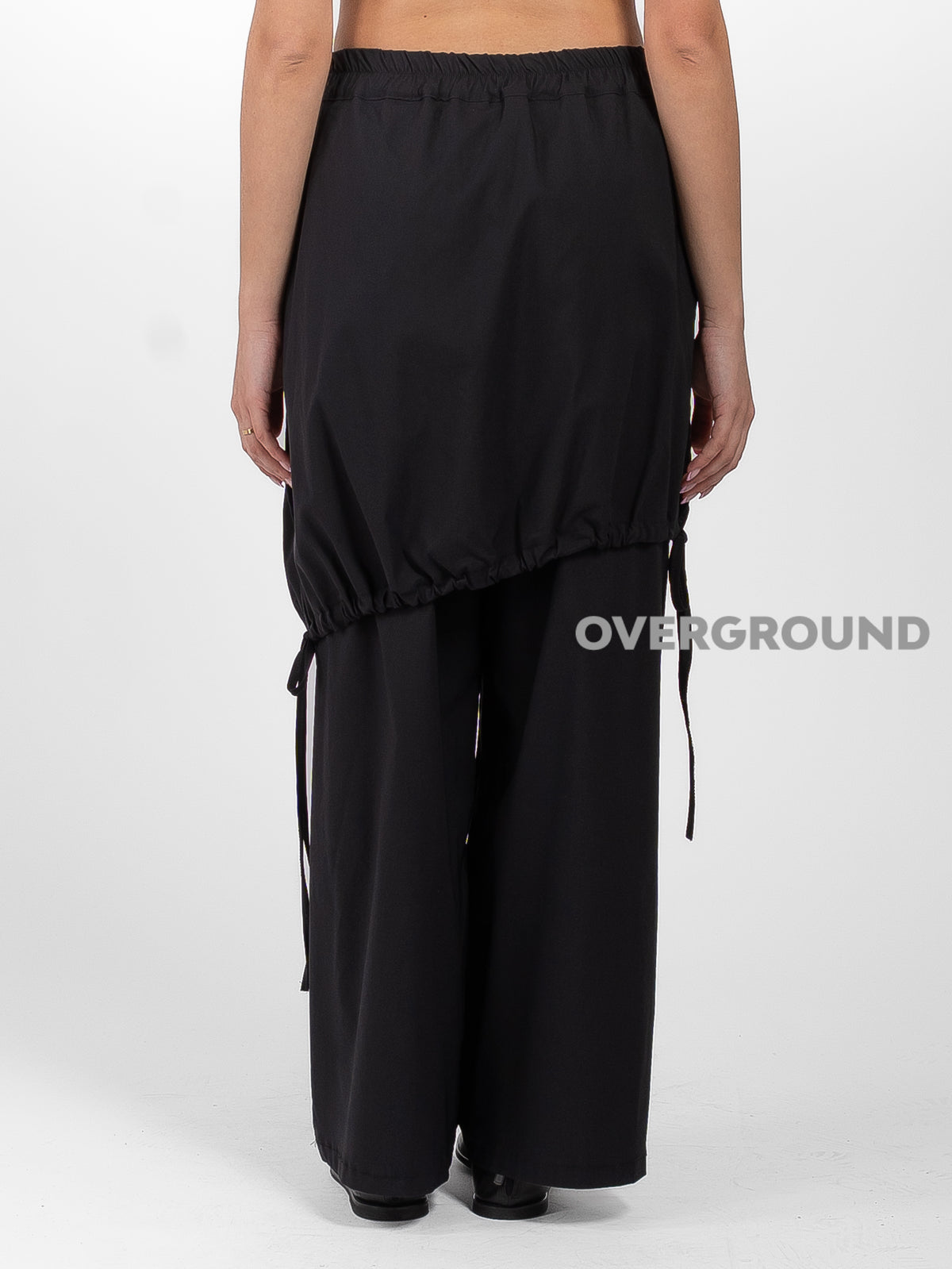 PANTALONE GAMBULE LARGO CON PAREO E RIPRESE - OVERGROUND STORE 