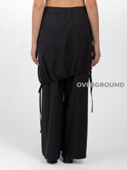 PANTALONE GAMBULE LARGO CON PAREO E RIPRESE - OVERGROUND STORE 