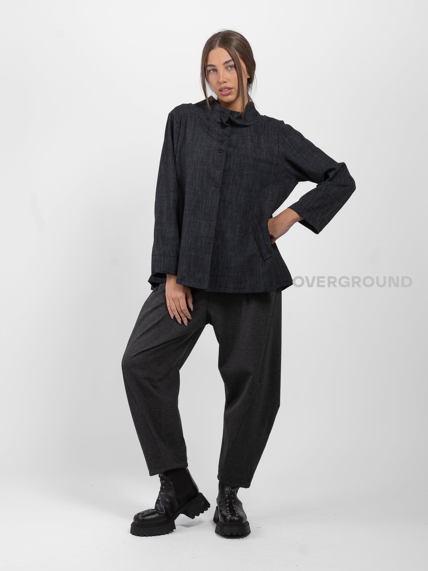 GIACCA OVER COLLO A BARCA - OVERGROUND STORE 