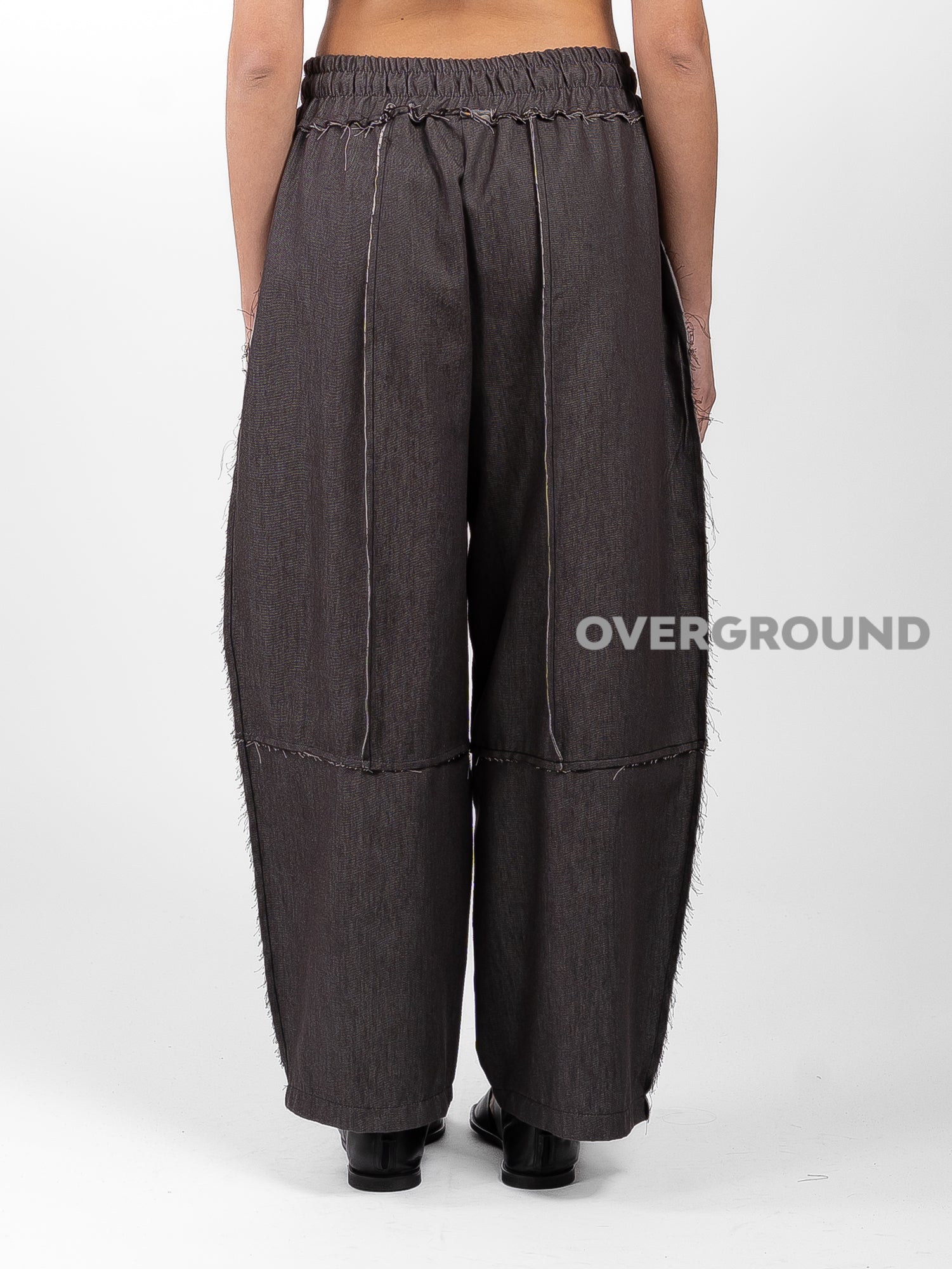 PANTALONE SUPER OVER CON CUCITURE SFRANGIATE - OVERGROUND STORE 