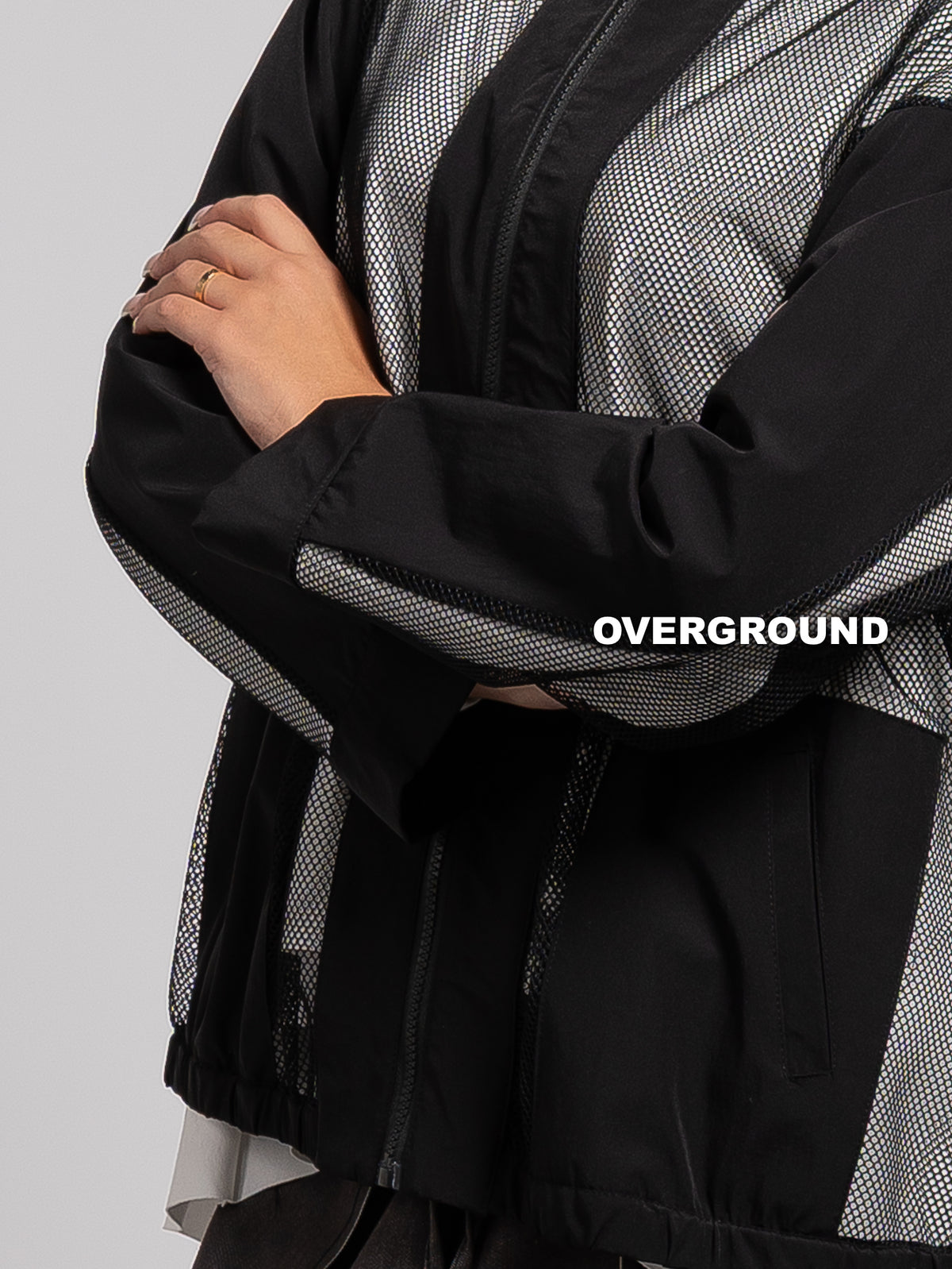 GIACCA OVER RETATA CON TASCHE DAVANTI