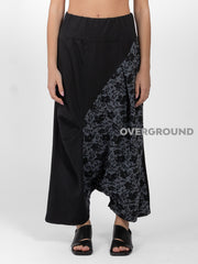 PANTAGONNA CON RIPRESA LATERALE DOPPIO TESSUTO - OVERGROUND STORE 