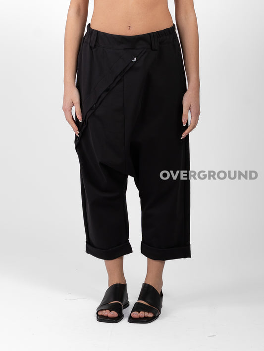 PANTALONE CAVALLO BASSO CON BOTTONI DAVANTI - OVERGROUND STORE 