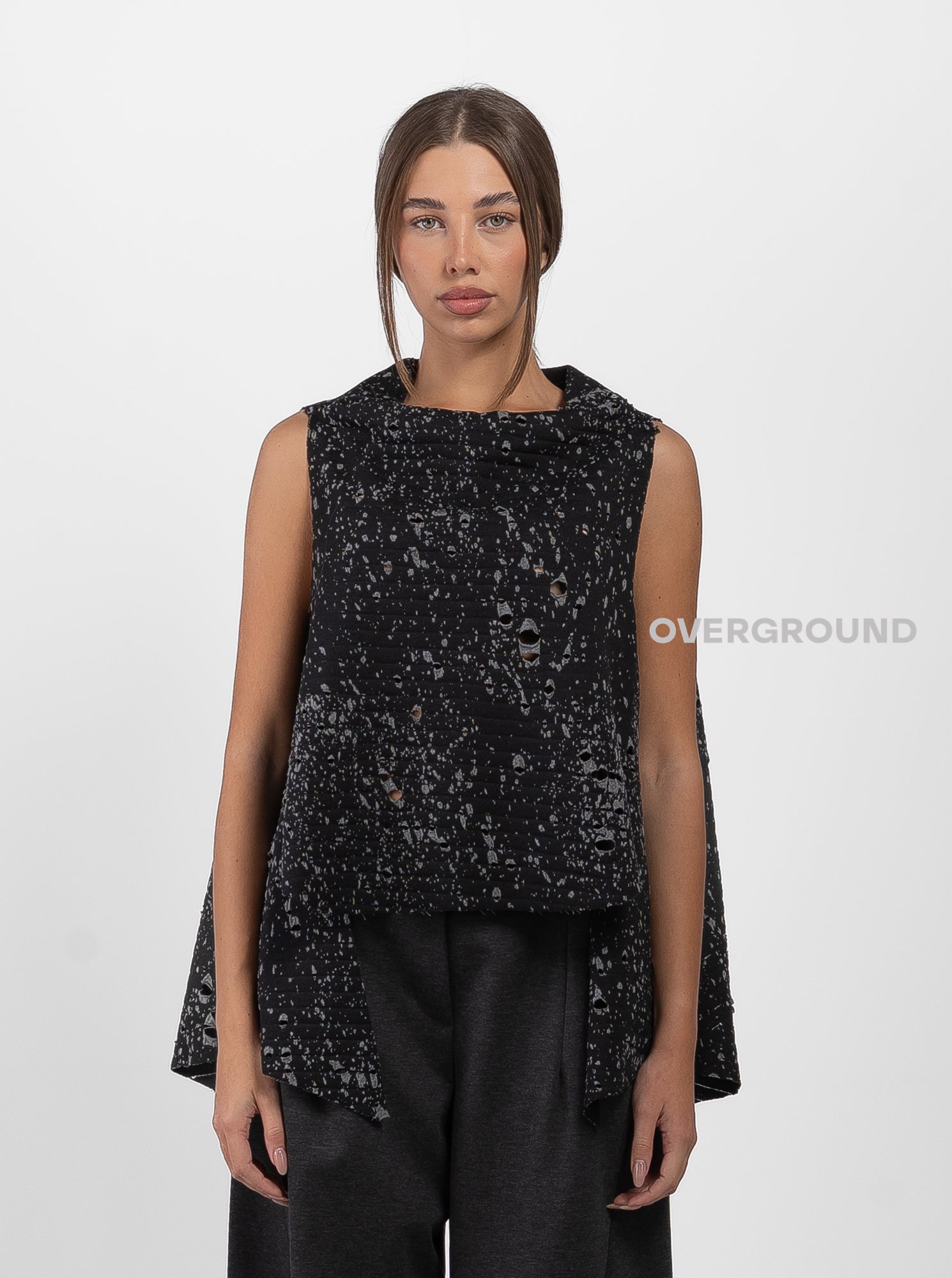 MAGLIA SMANICATA ASIMMETRICA - OVERGROUND STORE 