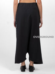 PANTAGONNA CON RIPRESA LATERALE DOPPIO TESSUTO - OVERGROUND STORE 