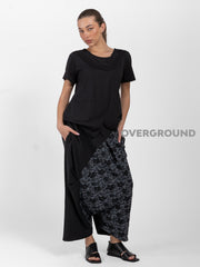PANTAGONNA CON RIPRESA LATERALE DOPPIO TESSUTO - OVERGROUND STORE 