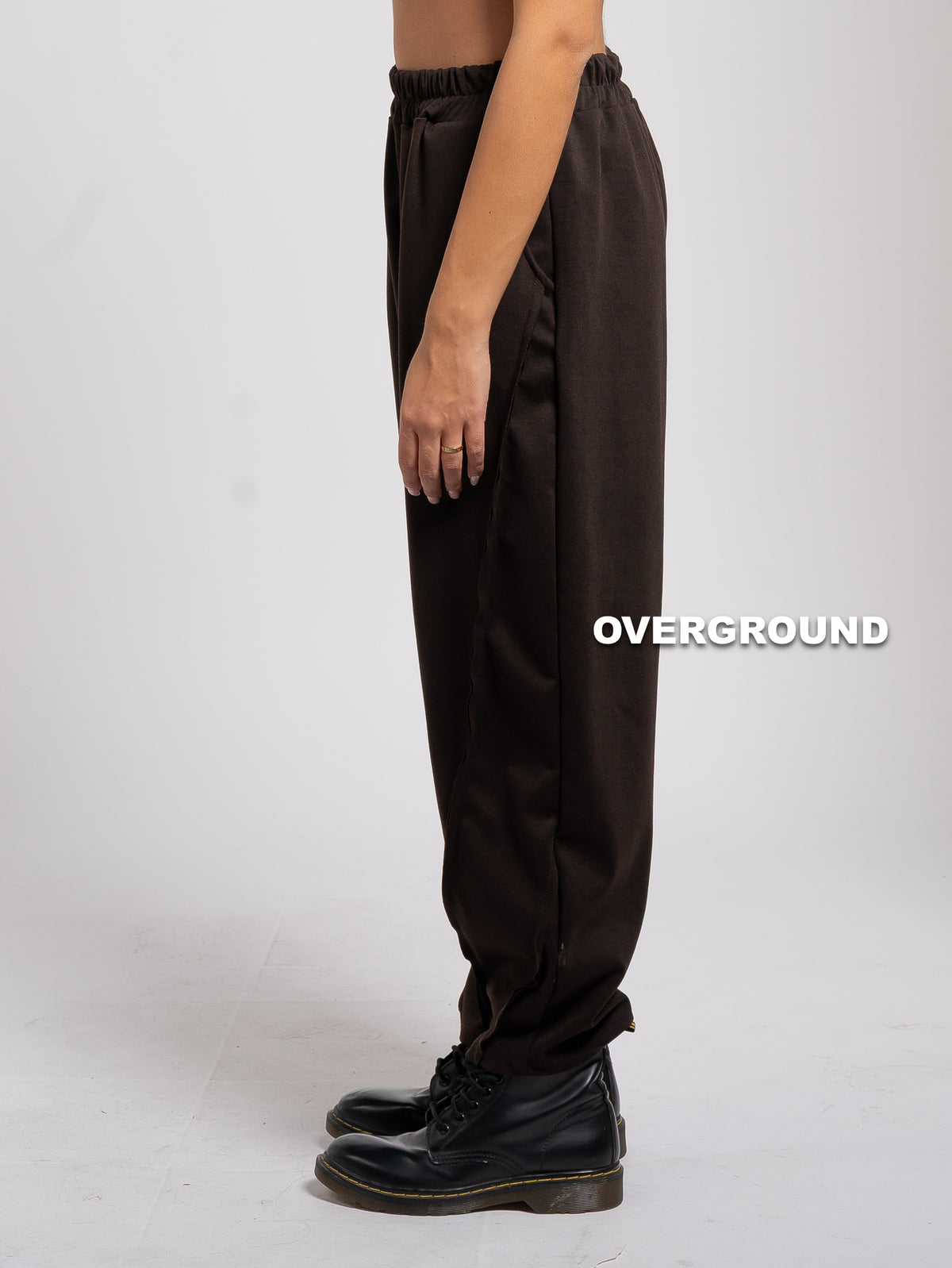 PANTALONE OVER CON CUCITURE DAVANTI