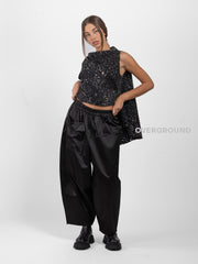 PANTALONE OVER CON TASCHE DAVANTI