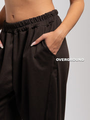 PANTALONE OVER CON CUCITURE DAVANTI