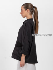 CASACCA OVER LARGA CON TASCHE CON PATTINA - OVERGROUND STORE 