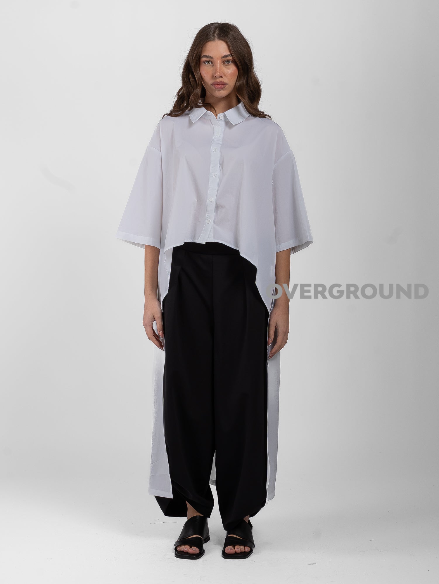 CAMICIA OVER PIU' LUNGA DIETRO - OVERGROUND STORE 