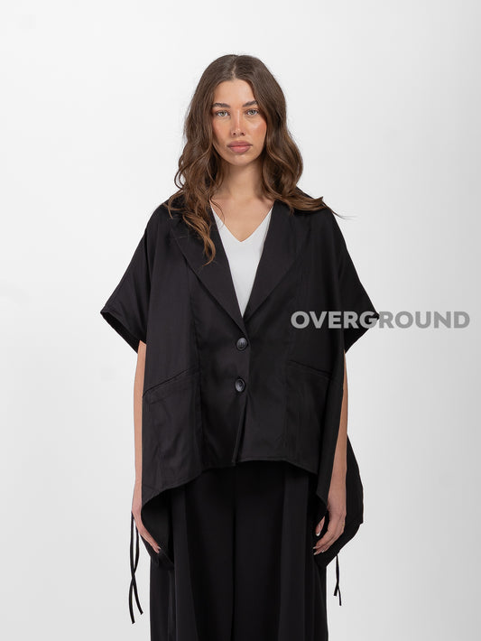 GIACCA OVER SMANICATA CON LACCI NELLE MANICHE - OVERGROUND STORE 