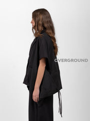 GIACCA OVER SMANICATA CON LACCI NELLE MANICHE - OVERGROUND STORE 