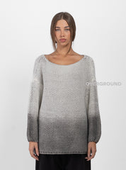 Maglione over traforato sfumato in fondo - OVERGROUND STORE 