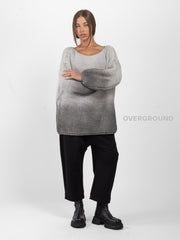 Maglione over traforato sfumato in fondo - OVERGROUND STORE 