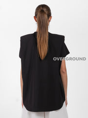 GILET SMANICATO CON RIPRESE FRONTALI - OVERGROUND STORE 