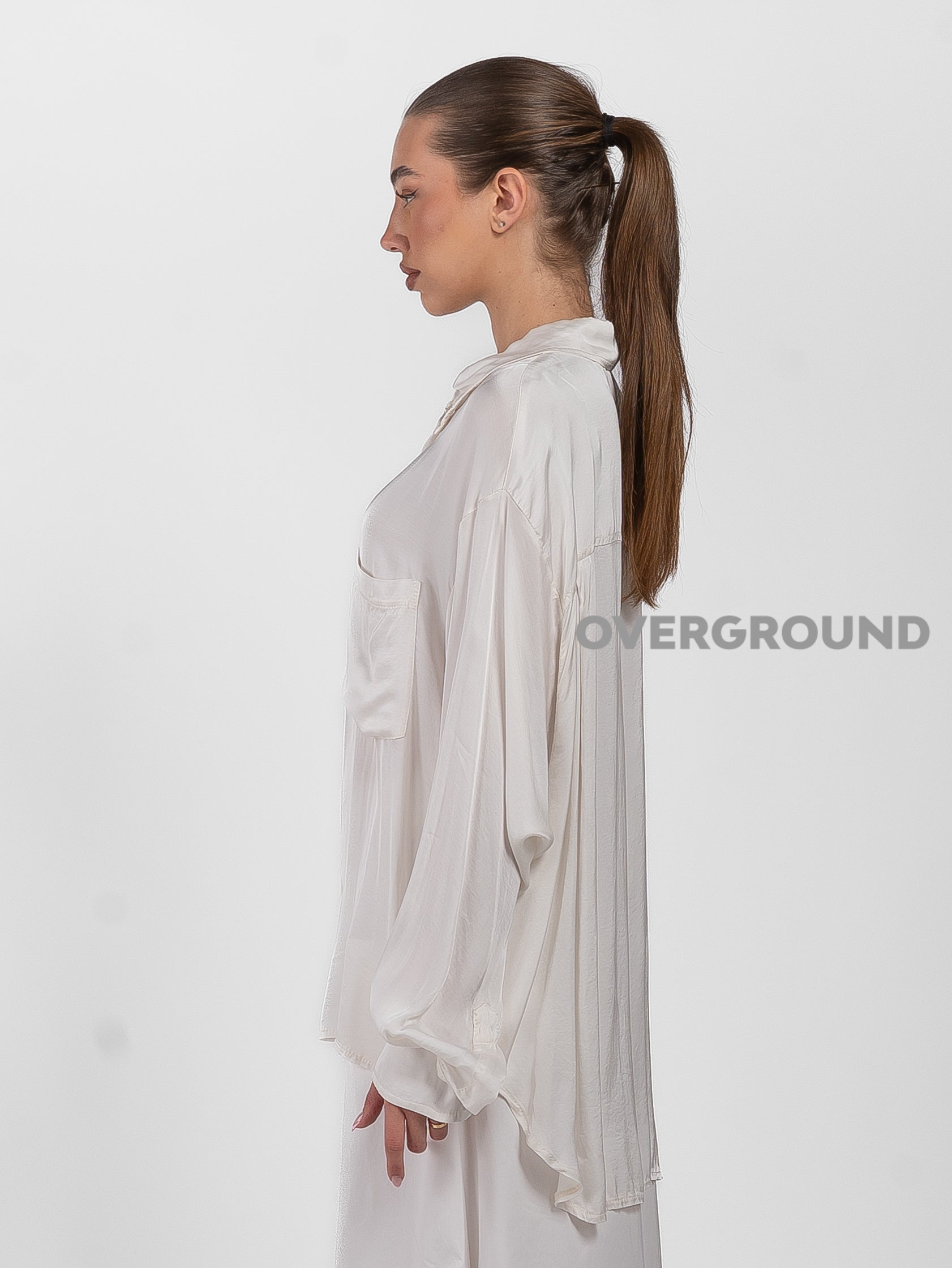 CAMICIA OVER CON TASCHINO LATERALE - OVERGROUND STORE 