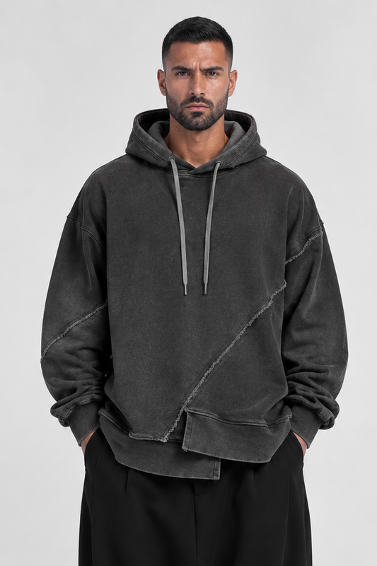 PRE-ORDER | OVERSIZED RAW-EDGE SWEATSHIRT | LIMITED EDITION