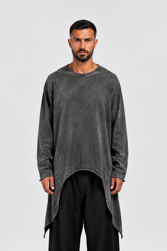 MAGLIA LUNGA OVER IN COTONE| LIMITED EDITION