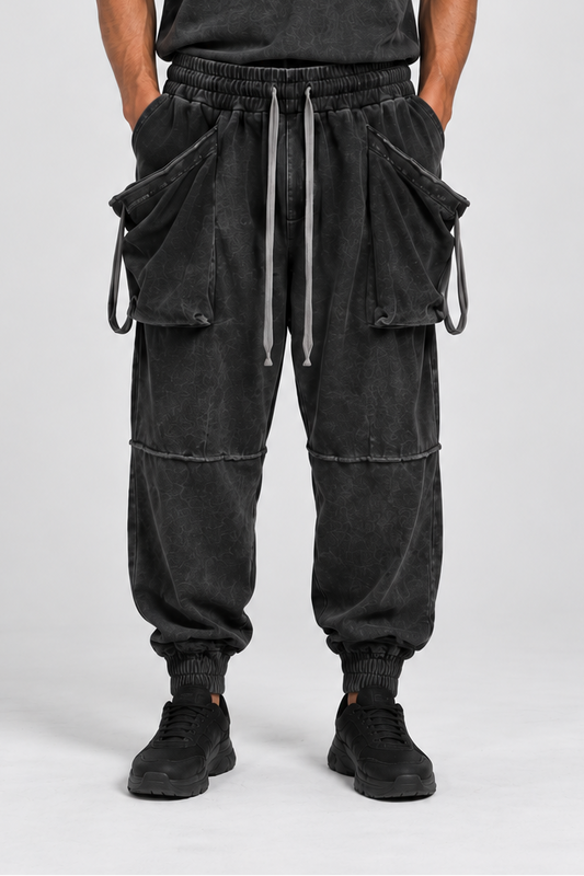 OVERSIZED TROUSERS WITH TIES