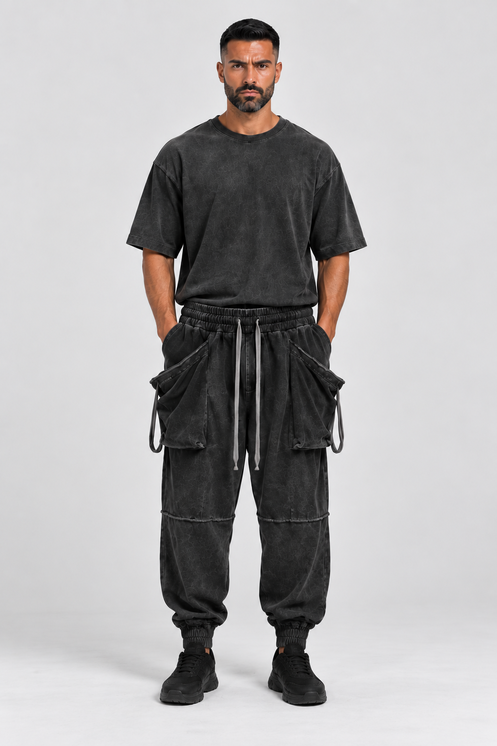 PANTALONE CON LACCI OVER