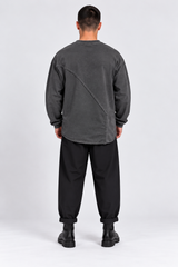 MAGLIA OVER CON CUCITURE DOPPIO TESSUTO
