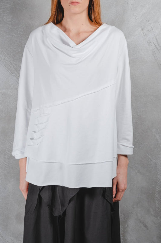 Maglia scollo white