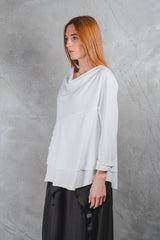 Maglia scollo white