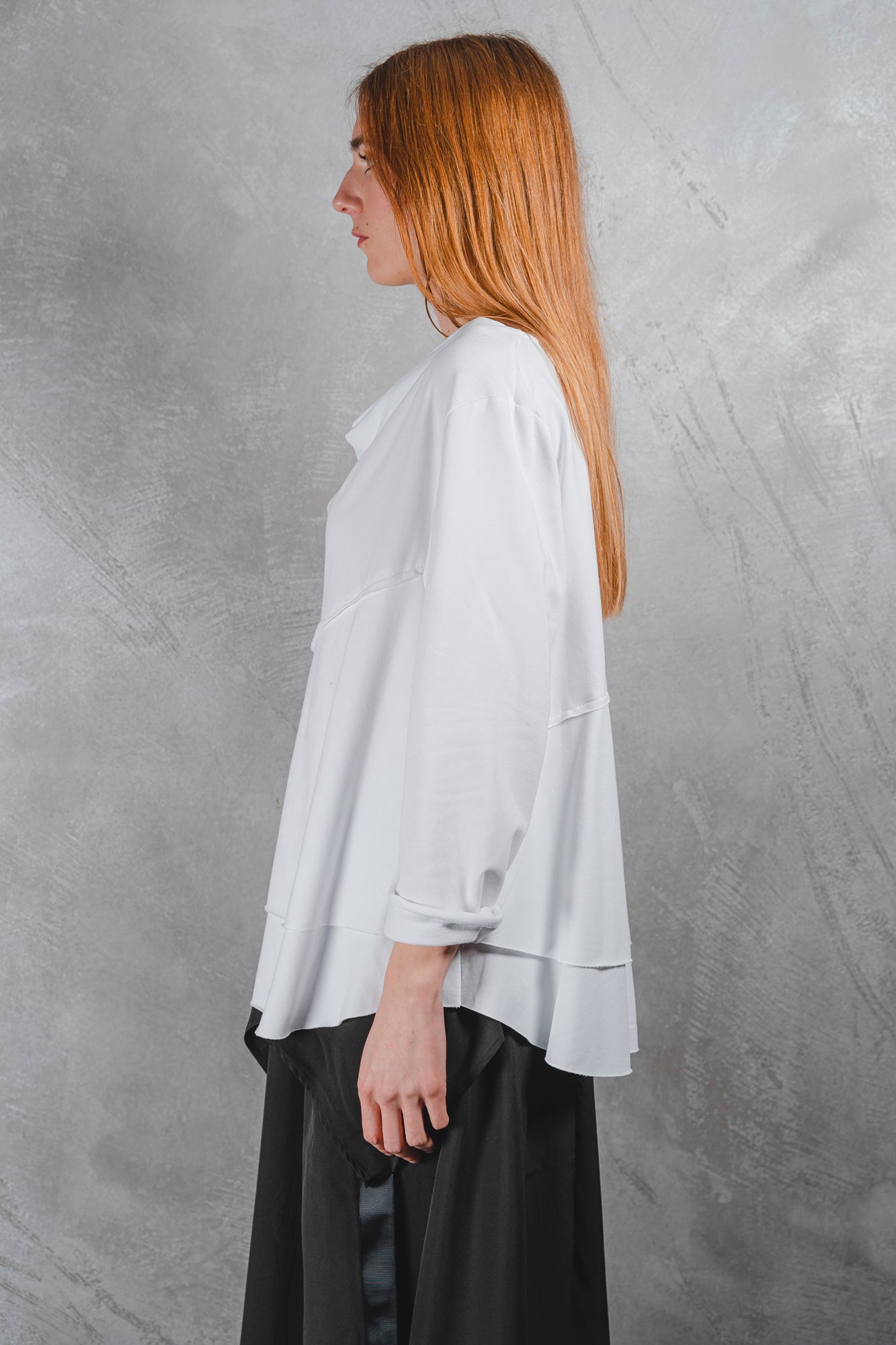 Maglia scollo white