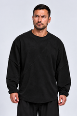 MAGLIA OVER COTONE CUCITURE A TAGLIO VIVO - OVERGROUND STORE 