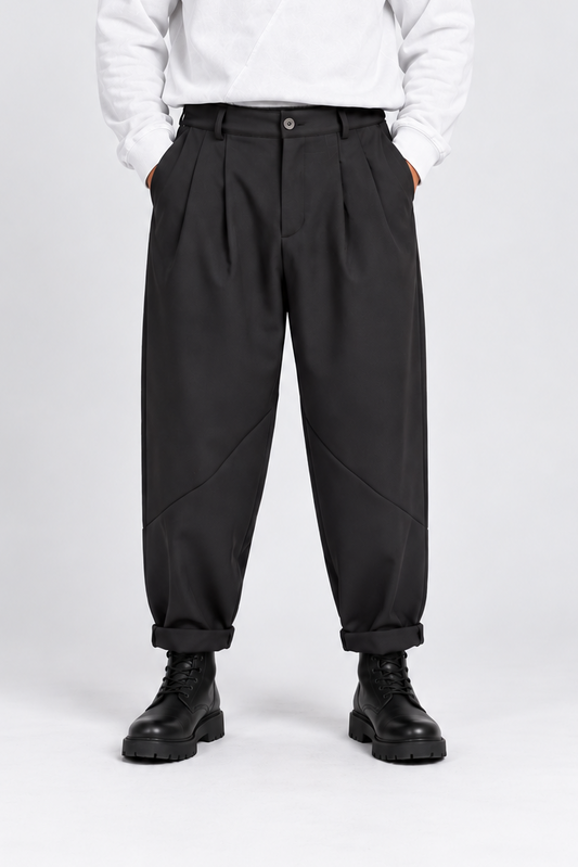 PANTALONE YY CON PENS DAVANTI E CUCITURA SUL GAMBULE