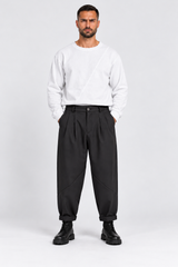 PANTALONE YY CON PENS DAVANTI E CUCITURA SUL GAMBULE