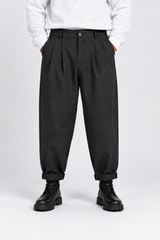 PANTALONE YY CON PENS DAVANTI E CUCITURA SUL GAMBULE