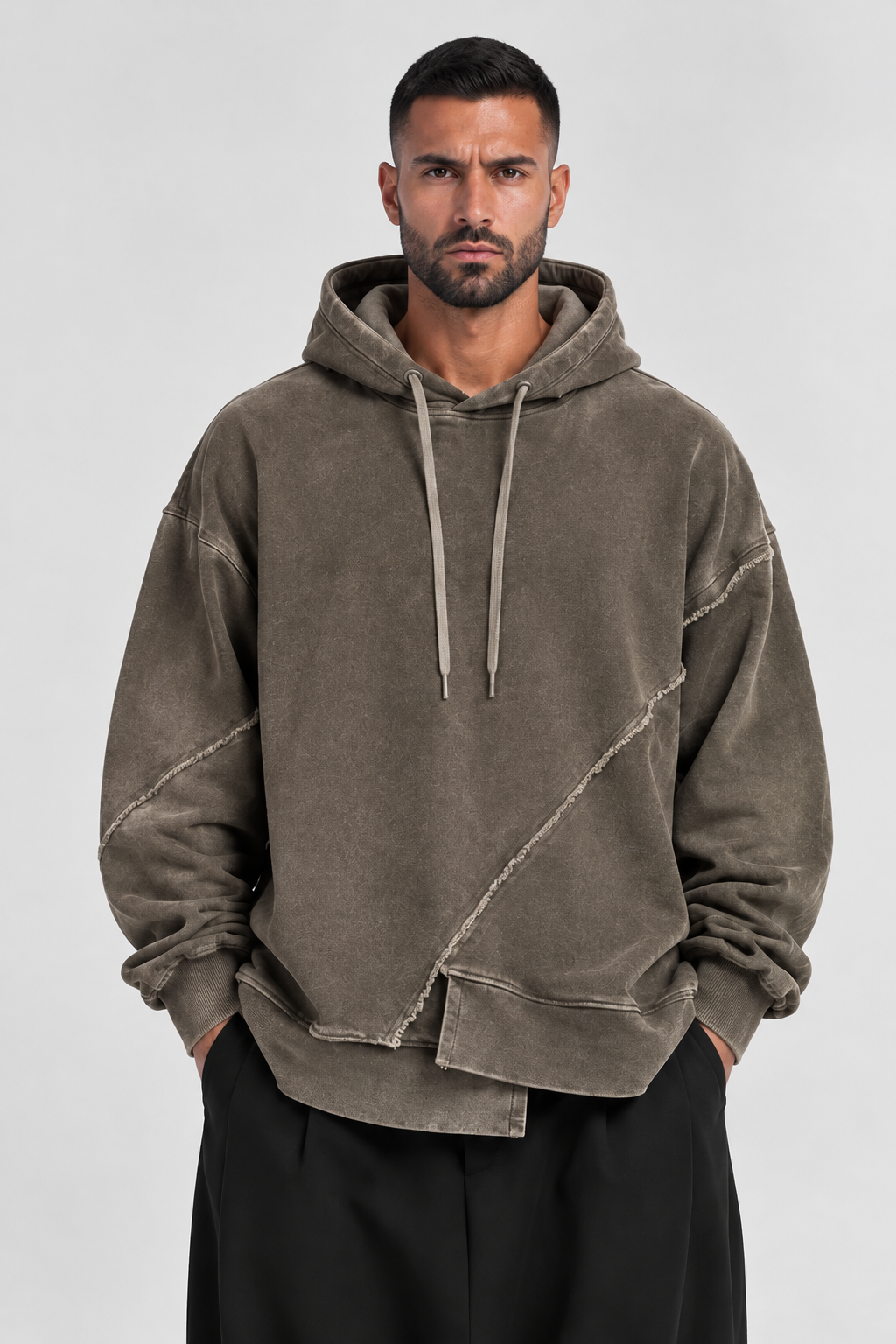 PRE ORDER | FELPA OVER CON TAGLIO VIVO | LIMITED EDITION